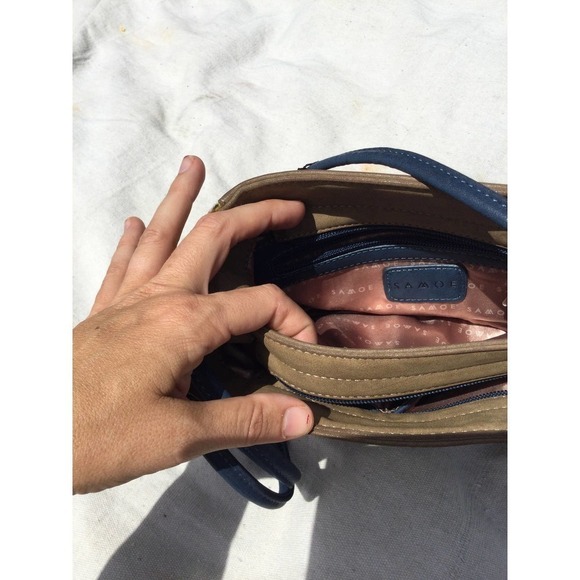 Samoe crossbody convertible purse 7” cocoa calfhair cheetah NEW bucket bag NWT - Picture 9 of 11